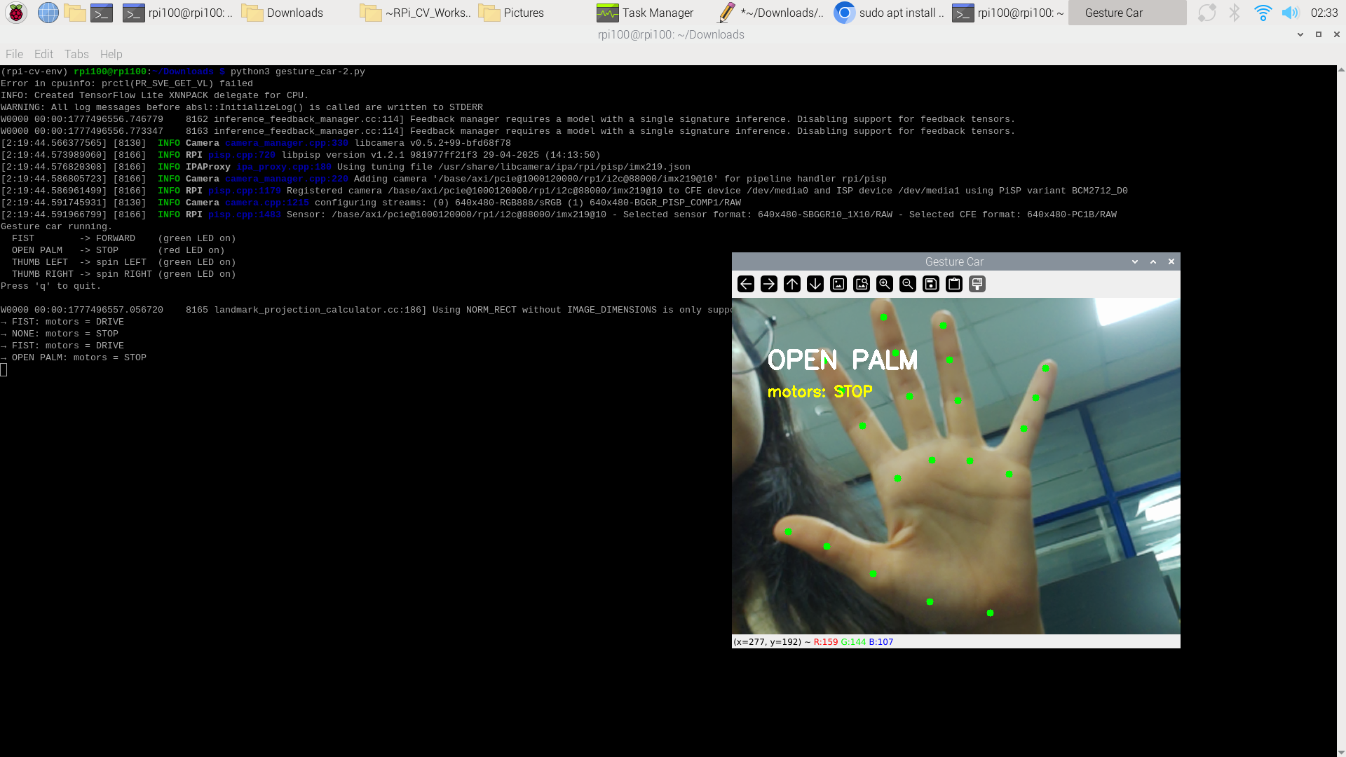 OPEN PALM