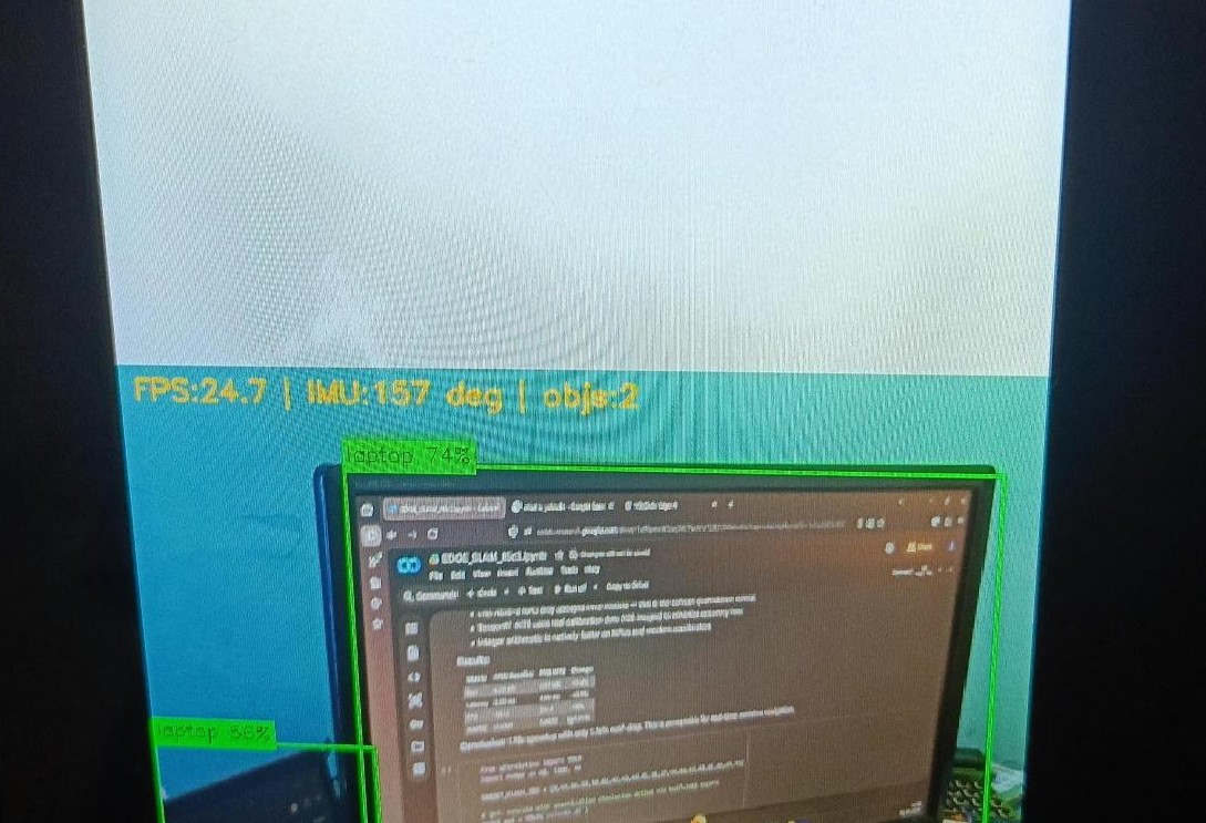 Detection feed — FPS overlay
