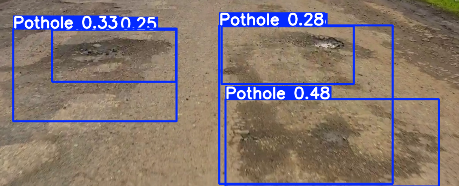 Pothole Demo Video Frame